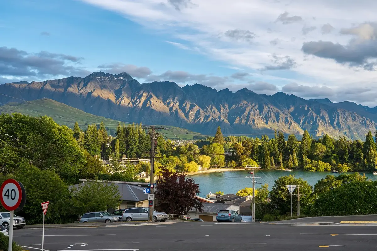 Scenery of New Zealand.